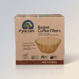 If You Care, Basket Coffee Filters, Brown, 100 Ct
