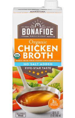 Bonafide Org Chicken Broth No Salt
