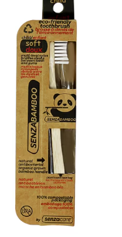 Toothbrush, adult, bamboo, soft, senza