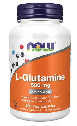 B1, L-Glutamine, 1000 mg, 120 Veg Caps,  NOW Sports