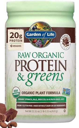 C5, Raw Organic Protein, Chocolate Flavor, 24.69 oz, Garden of Life (08/26)