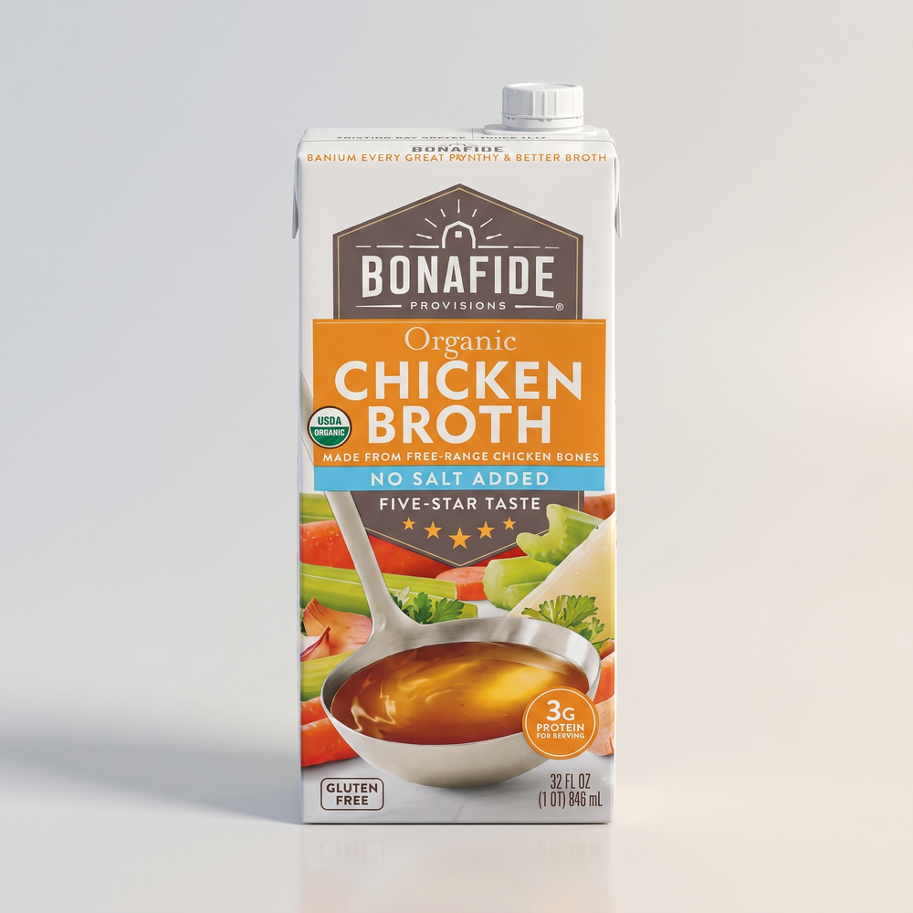 Bonafide Org Chicken Broth No Salt