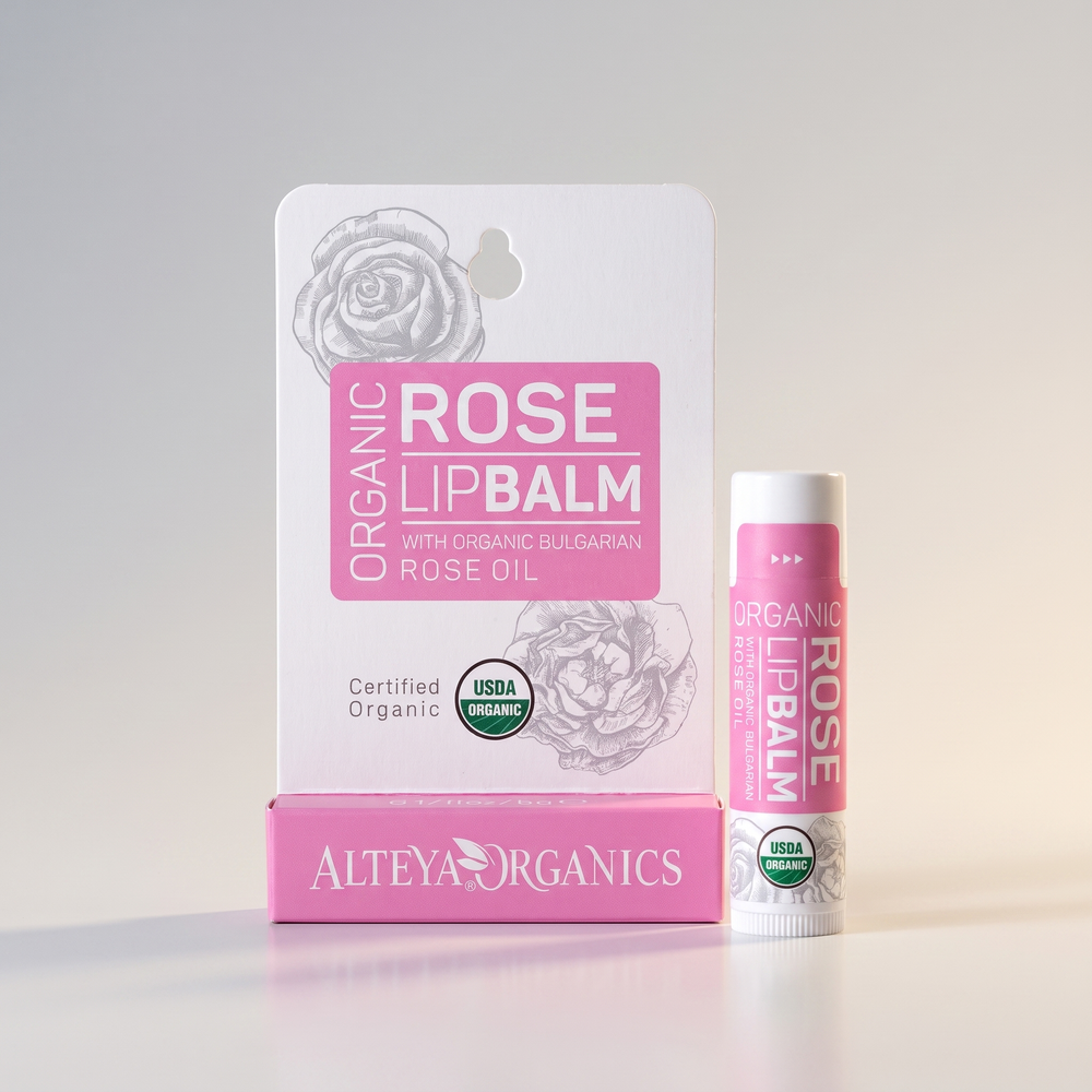 ALTEYA ORGANICS - Lip Balm Organic Rose - 0.16OUNCE