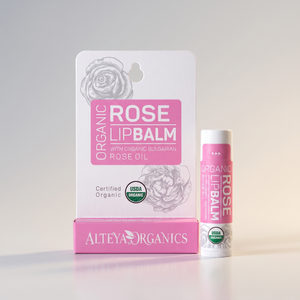 ALTEYA ORGANICS - Lip Balm Organic Rose - 0.16OUNCE
