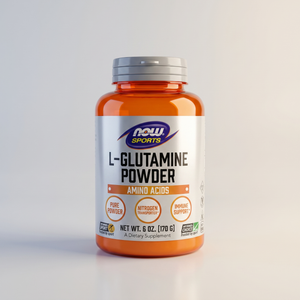 B1, L-Glutamine Powder, 6 oz, NOW Sports