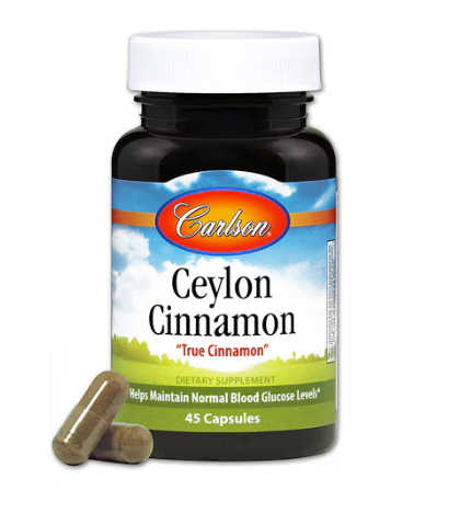 G5, Cinnamon, Ceylon, 45 caps, Carlson Labs