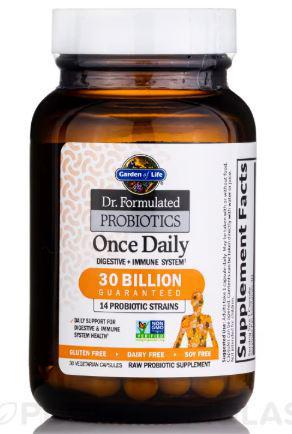 Dr. Formulated Probiotics, Once Daily, 30 Capsules, GOL