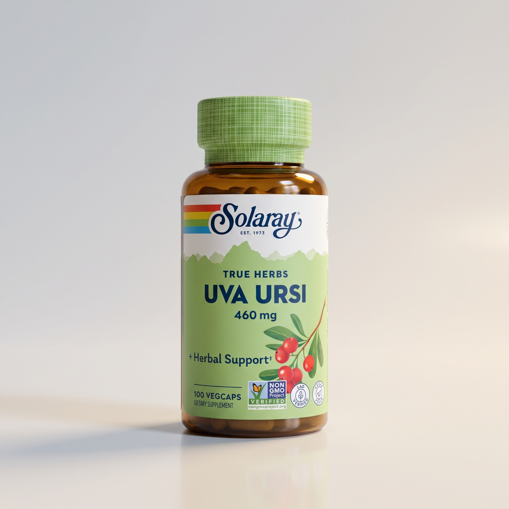 Uva Ursi, 100 Veg Caps, Solaray
