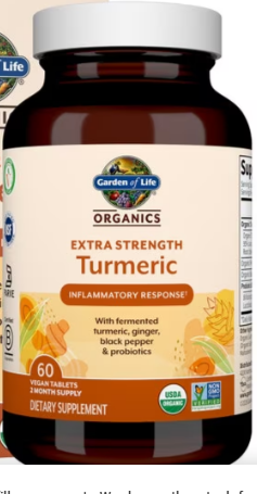 GOL Organics Extra Strength Turmeric 60ct