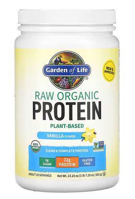 C5, Raw Organic Protein, Vanilla Flavor, 23.28 oz, Garden of Life