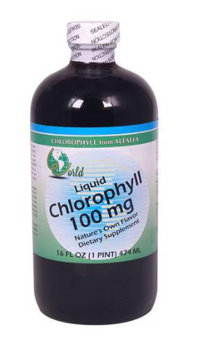 A4, Liquid Chlorophyll, 100 mg, 16 fl oz, World Organic