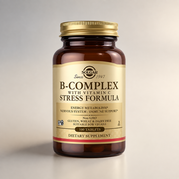 B-Complex with Vitamin C, Stress Formula, Solgar