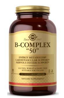 C1, B-Complex "50", 250 Veg Caps, Solgar