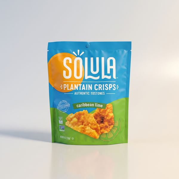 Caribbean Lime Plantain Crisps, Solula