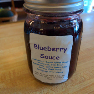 Blueberry Sauce, Canton Apples