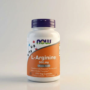 B1, L-Arginine, 500 mg, 250 Veg Caps, NOW