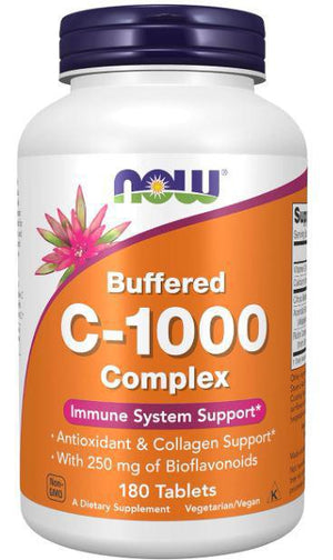 C4, Buffered C-1000 Complex, 180 Tabs, NOW