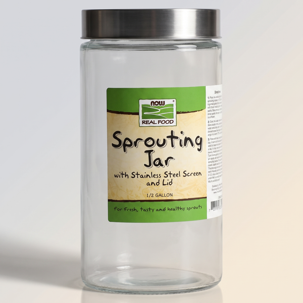 SPROUT JARS W/LID 1/2 GAL (6/CASE)