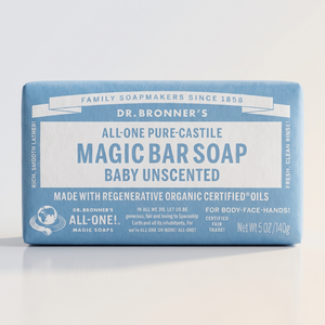 Baby Unscented, Organic Castl Bar, Dr. Bronner's