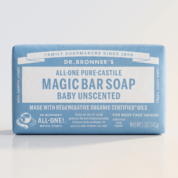 Baby Unscented, Organic Castl Bar, Dr. Bronner's