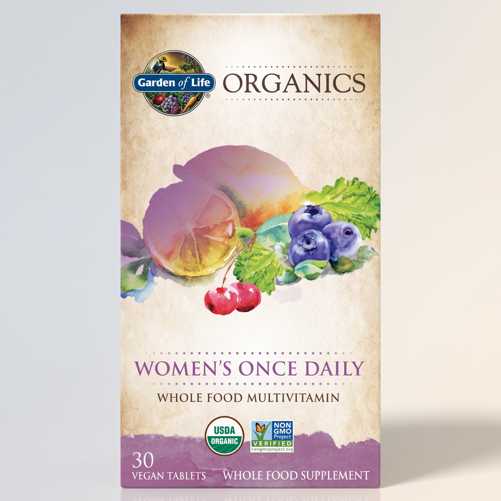 D5, GOL, Multivitamin, Organics Womens Once Daily 30ct TABS