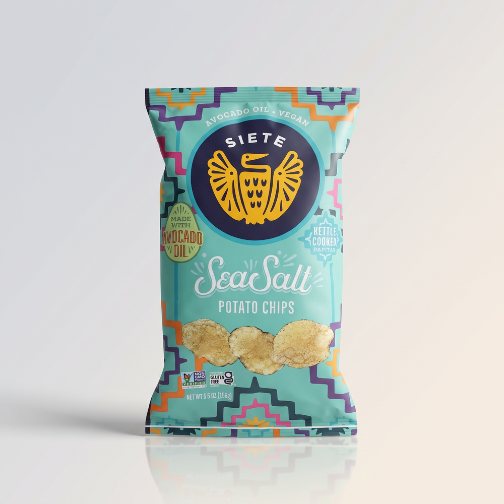 Siete Sea Salt Kettle Chips - 5.5oz
