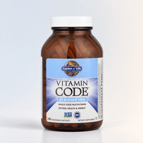 Vitamin Code - 50 & Wiser Men's Multi, GOL