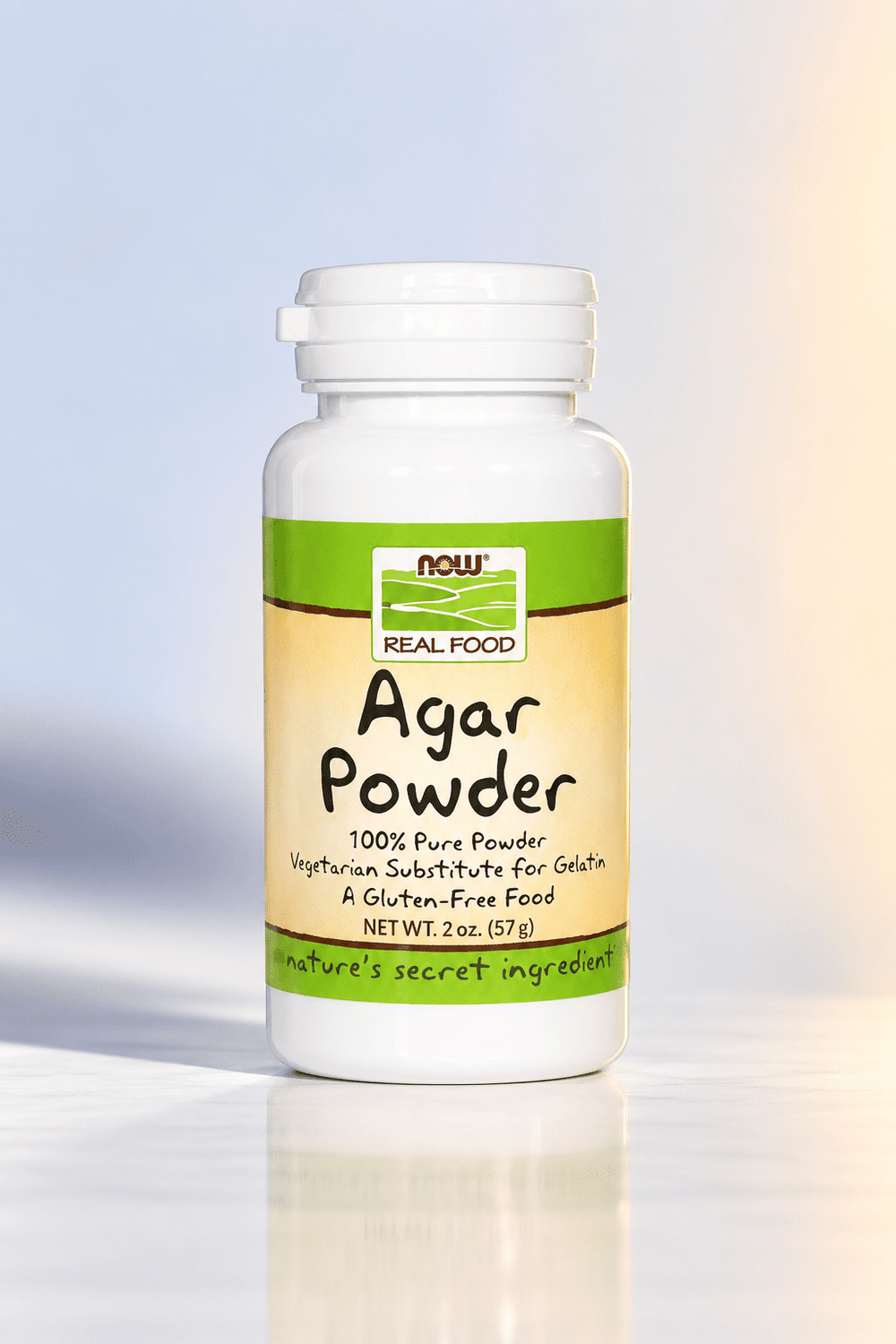 NOW Foods  Agar Pure Powder  Vegetarian Substitute for Gelatin  Gluten-free  Kosher  2-Ounce