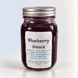 Blueberry Sauce, Canton Apples
