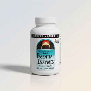 A1, Daily Essential Enzymes, 500 MG, 120 Caps, Source Naturals