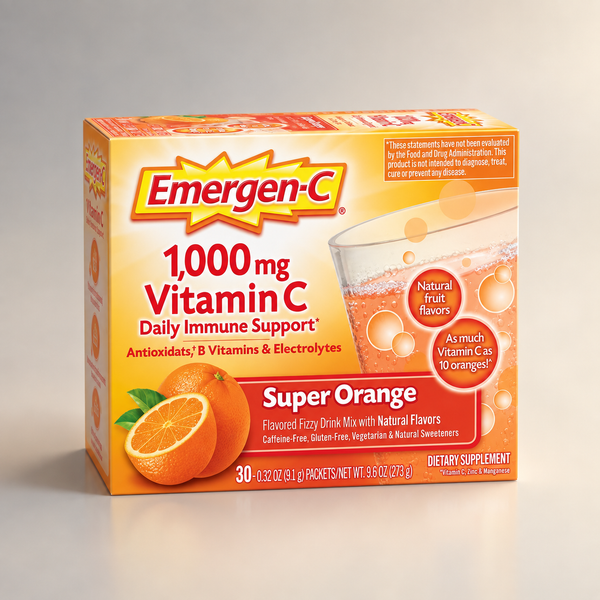 C4, Emergen-C,1000 mg Vitamin C,