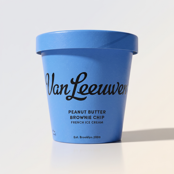 Peanut Butter Brownie IC, Van Leeuwen