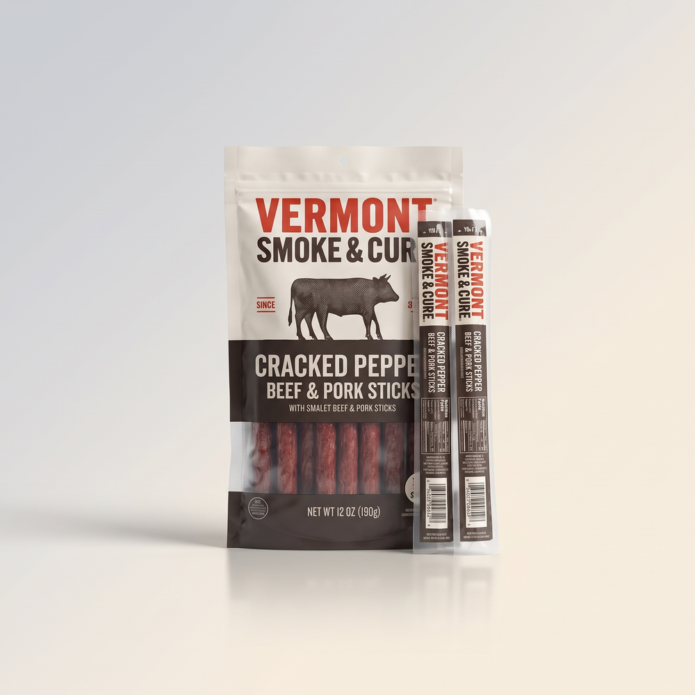 Crckd Pep Beef & Pork Stick