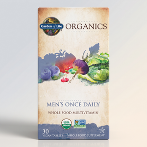 D4, Multi, Organics Mens Once Daily 30ct TABLETS, GOL