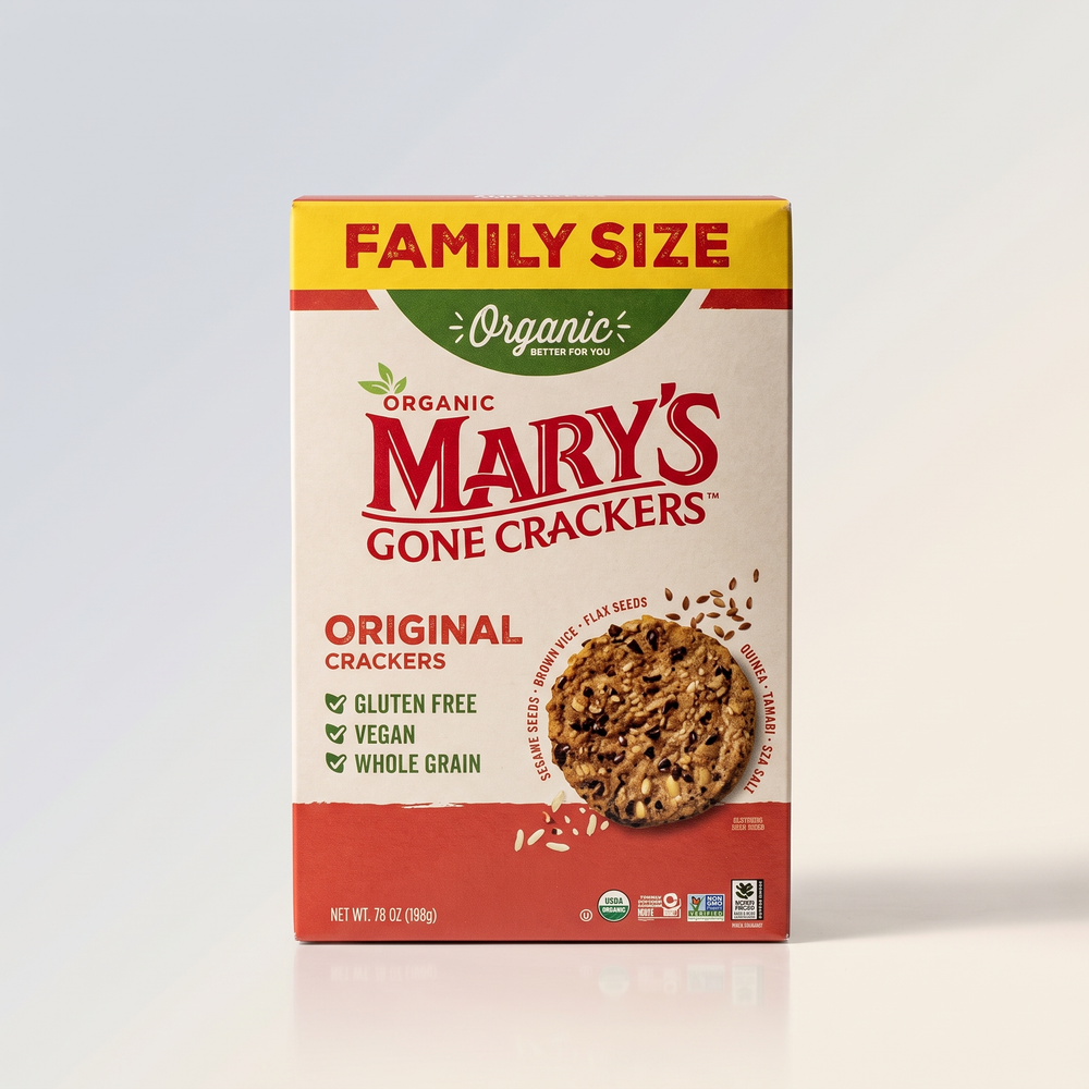 Original Crackers, Family Size, 7oz, Mary's Gone Crackers