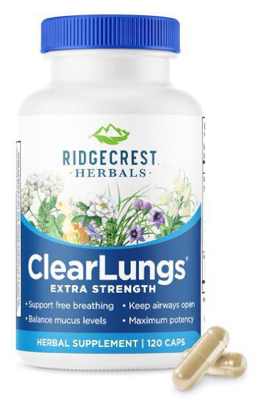 H4 ClearLungs, Respiratory, Ridgecrest Herbals