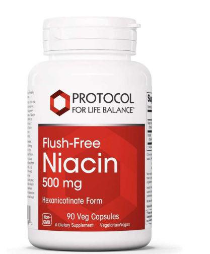 C1, Niacin FLush-Free, 500 mg, 90 Veg Caps, NOW