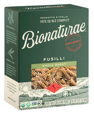 Fusilli, whole wheat, Bionaturae Pasta