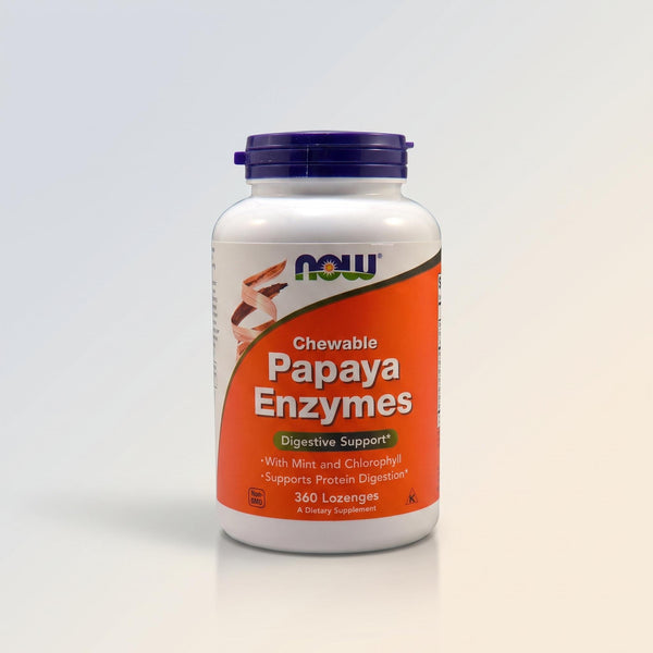 A1, Papaya Enzymes, 360 Chewable Tabs, NOW