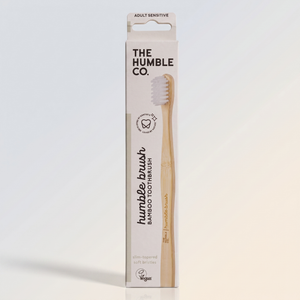 Toothbrush, sensitive, adult, bamboo, Humble Co