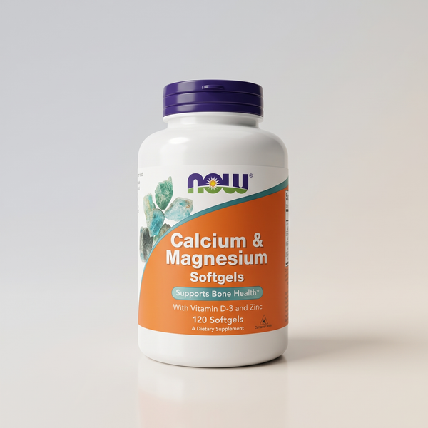 F1, NOW Cal-Mag + D 120 softgels