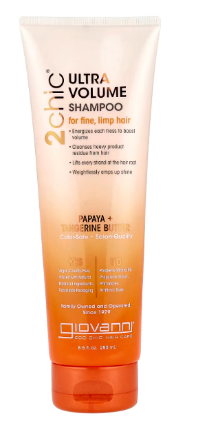 Papaya and Tangerine Shampoo, 8.5 FZ, Giovanni 2chic®