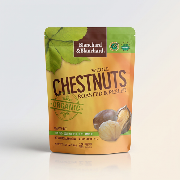 Chestnuts Roasted and Peeled ORG, Blanchard & Blanchard