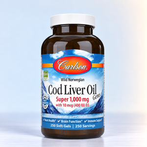 Carlson Labs Cod Liver Oil Gems Super 1000mg 100ct