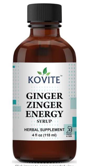 Ginger Zinger Syrup Glycerite