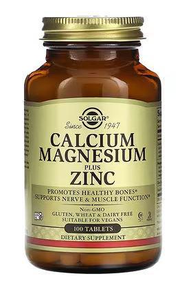 F2, Solgar Calcium Magnesium Plus Zinc