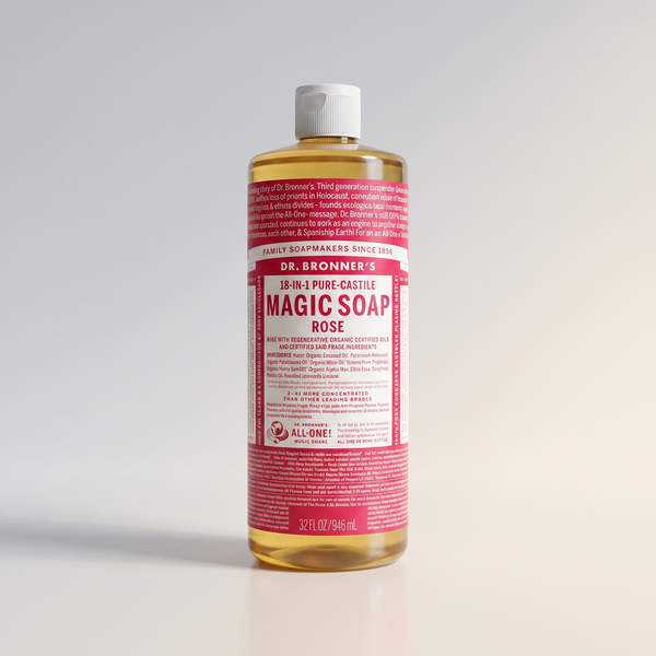 Castile Soap Rose 32 fl oz, Dr. Bronners