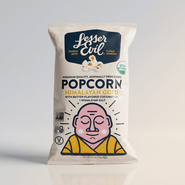 Himalayan Gold Popcorn, Lesser Evil
