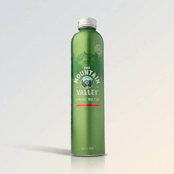 Spring Water Aluminum Bottle, Mountain Valley