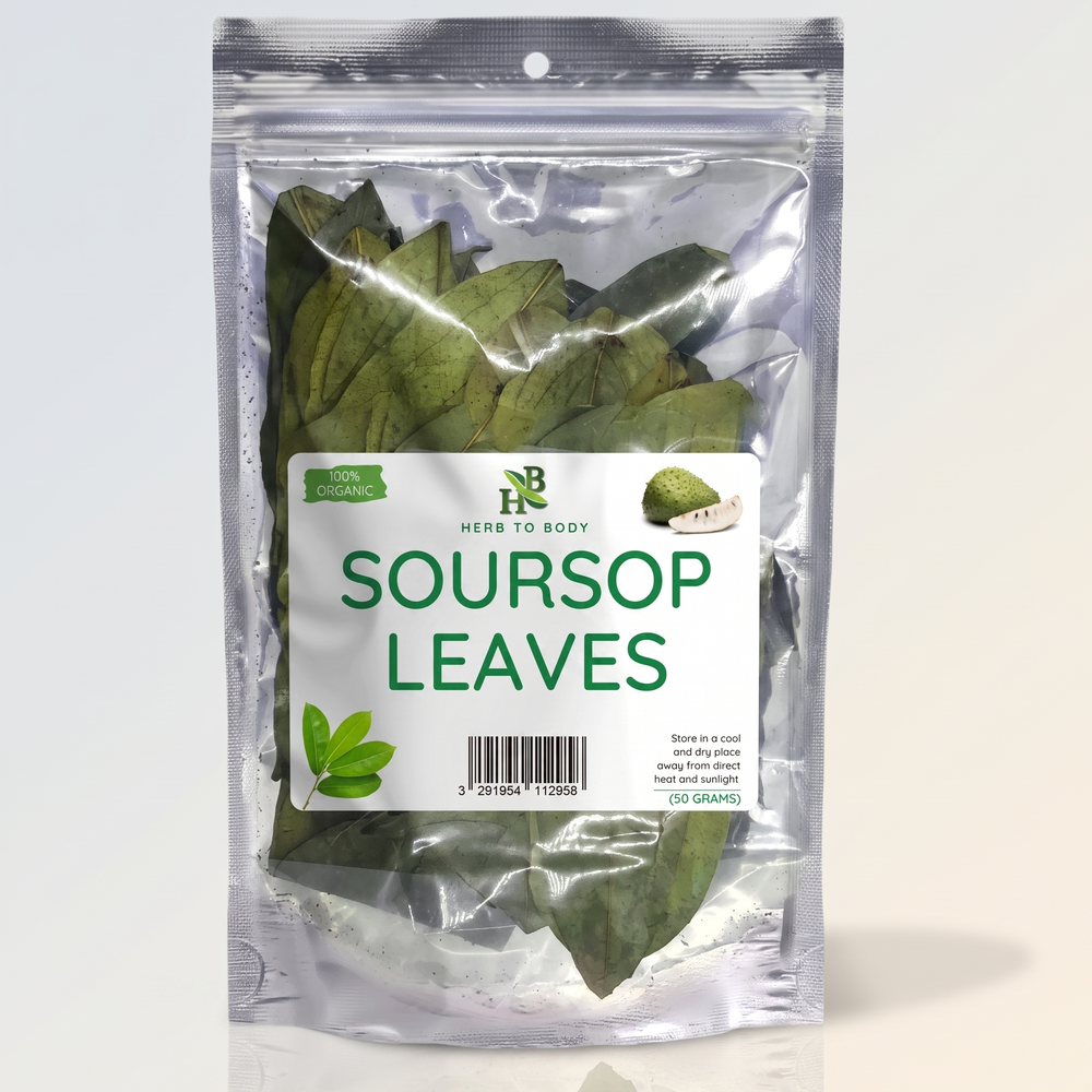 I7, Organic Soursop Leaves 50g, Herb to Body Copy